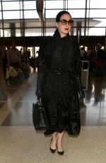 DITA VON TEESE Arrives at LAX Airport in Los Angeles 01/03/2015
