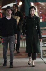 DITA VON TEESE Leaves a Restaurant in Los Angeles 01/21/2016