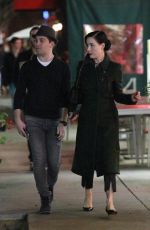 DITA VON TEESE Leaves a Restaurant in Los Angeles 01/21/2016