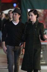 DITA VON TEESE Leaves a Restaurant in Los Angeles 01/21/2016