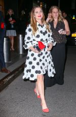 DREW BARRYMORE Leaves Mandarin Oriental Hotel in New York 01/21/2016