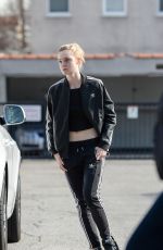 ELLE FANNING Arrives at a Gym in Los Angeles 01/13/2016