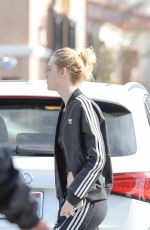 ELLE FANNING Arrives at a Gym in Los Angeles 01/13/2016