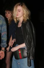 ELLE FANNING Leaves Chateau Marmont in West Hollywood 01/21/2016