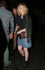 ELLE FANNING Leaves Chateau Marmont in West Hollywood 01/21/2016