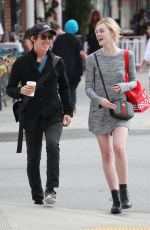 ELLE FANNING Out and About in Beverly Hills 01/16/2016
