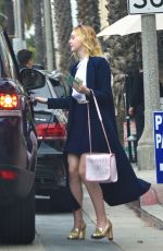 ELLE FANNING Out and About in Santa Monica 01/09/2016