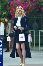 ELLE FANNING Out and About in Santa Monica 01/09/2016