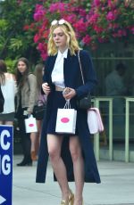 ELLE FANNING Out and About in Santa Monica 01/09/2016