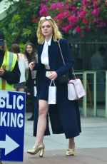 ELLE FANNING Out and About in Santa Monica 01/09/2016