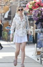 ELLE FANNING Out Shopping in Studio City 01/29/2016