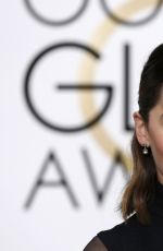 EMILIA CLARKE at 73rd Annual Golden Globe Awards in Beverly Hills 10/01/2016