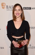 EMILIA CLARKE at BAFTA Los Angeles Awards Season Tea in Los Angeles 01/09/2016