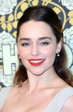 EMILIA CLARKE at HBO Golden Globe 2016 Afterparty in Beverly Hills 01/10/2016