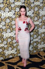 EMILIA CLARKE at HBO Golden Globe 2016 Afterparty in Beverly Hills 01/10/2016