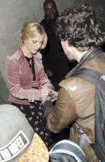 EMILIA FOX Leaves the One Show in London 01/04/2016