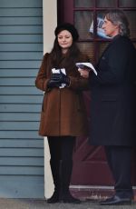 EMILIE DE RAVIN on the Set of Once Upon A Time in Vancouver 01/19/2016