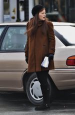 EMILIE DE RAVIN on the Set of Once Upon A Time in Vancouver 01/19/2016