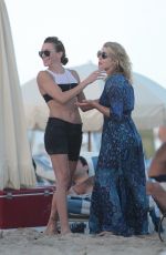 EMILY BETT RICKARDS at a Beach in Miami 12/31/2015