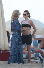 EMILY BETT RICKARDS at a Beach in Miami 12/31/2015