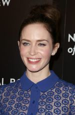EMILY BLUNT at 2015 National Board of Review Gala in New York 01/05/2016