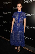 EMILY BLUNT at 2015 National Board of Review Gala in New York 01/05/2016