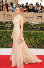 EMILY ROBINSON at Screen Actors Guild Awards 2016 in Los Angeles 01/30/2016