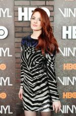 EMILY TREMAINE at Vinyl Premiere in New York 01/15/2016