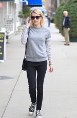 EMMA ROBERTS Out and About in Beverly Hills 01/27/2016