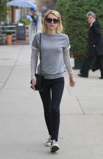 EMMA ROBERTS Out and About in Beverly Hills 01/27/2016