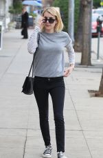 EMMA ROBERTS Out and About in Beverly Hills 01/27/2016