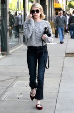 EMMA ROBERTS Out and About in Los Angeles 01/15/2016