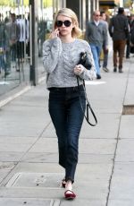 EMMA ROBERTS Out and About in Los Angeles 01/15/2016