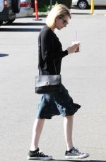 EMMA ROBERTS Out and About in West Hollywood 01/28/2016