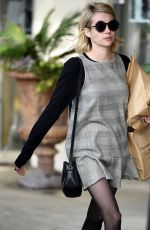 EMMA ROBERTS Out Shopping at a Bookstore in Los Angeles 01/14/2016