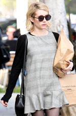 EMMA ROBERTS Out Shopping at a Bookstore in Los Angeles 01/14/2016