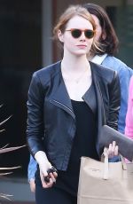 EMMA STONE Out Shopping in Malibu 01/22/2016