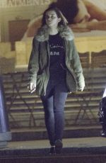 EMMA WATSON Night Out in London 01/15/2016