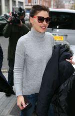 EMMA WILLIS Leaves BBC Radio 1 Studios in London 01/21/2016