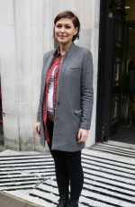 EMMA WILLIS Leaves BBC Radio 2 Studios in London 01/06/2016