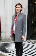 EMMA WILLIS Leaves BBC Radio 2 Studios in London 01/06/2016