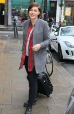 EMMA WILLIS Leaves BBC Radio 2 Studios in London 01/06/2016