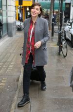 EMMA WILLIS Leaves BBC Radio 2 Studios in London 01/06/2016