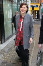 EMMA WILLIS Leaves BBC Radio 2 Studios in London 01/06/2016