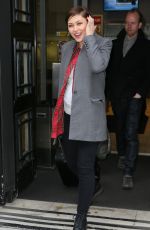 EMMA WILLIS Leaves BBC Radio 2 Studios in London 01/06/2016