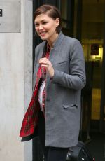 EMMA WILLIS Leaves BBC Radio 2 Studios in London 01/06/2016