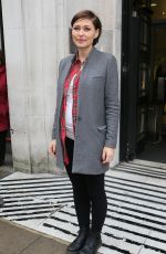 EMMA WILLIS Leaves BBC Radio 2 Studios in London 01/06/2016