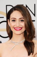 EMMY ROSSUM at 73rd Annual Golden Globe Awards in Beverly Hills 10/01/2016