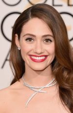 EMMY ROSSUM at 73rd Annual Golden Globe Awards in Beverly Hills 10/01/2016