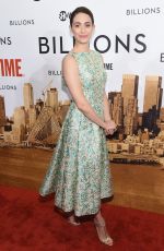 EMMY ROSSUM at Billions Series Premiere in New York 01/07/2016